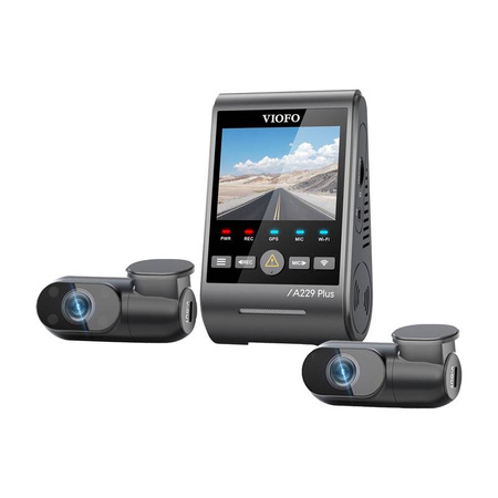 VIOFO A229 PLUS 3CH 2K + 1080p WiFi, GPS VIOFO A229 PLUS 3CH 2K + 1080p WiFi, GPS
